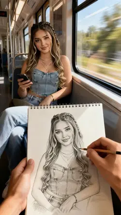 Pencil drawing