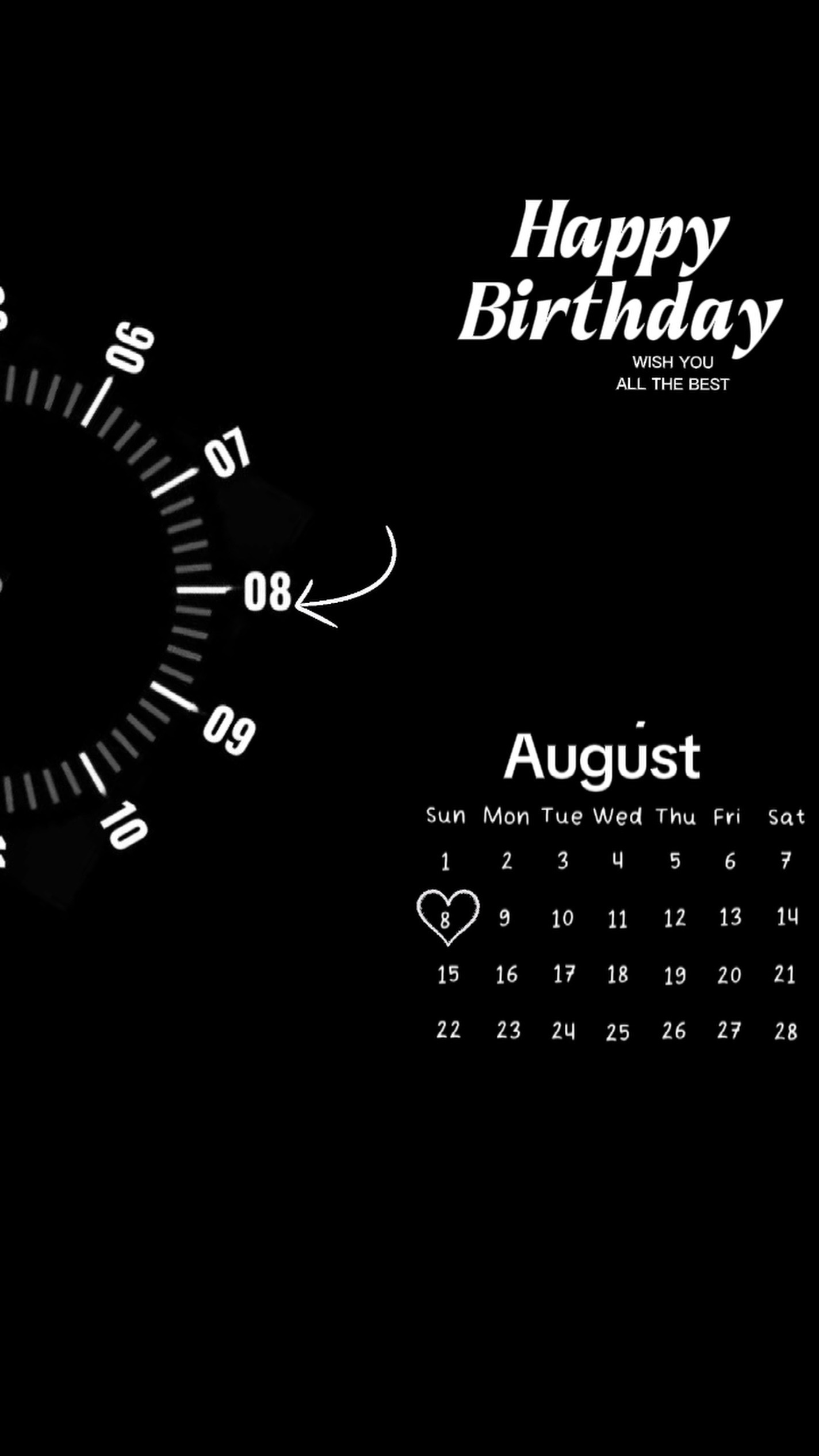 Hbd August 08,2026