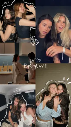 birthday collage