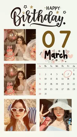 BIRTHDAY 7 MARCH