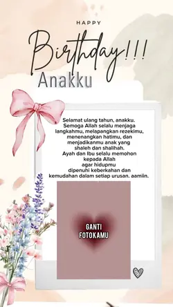 hbd anakku