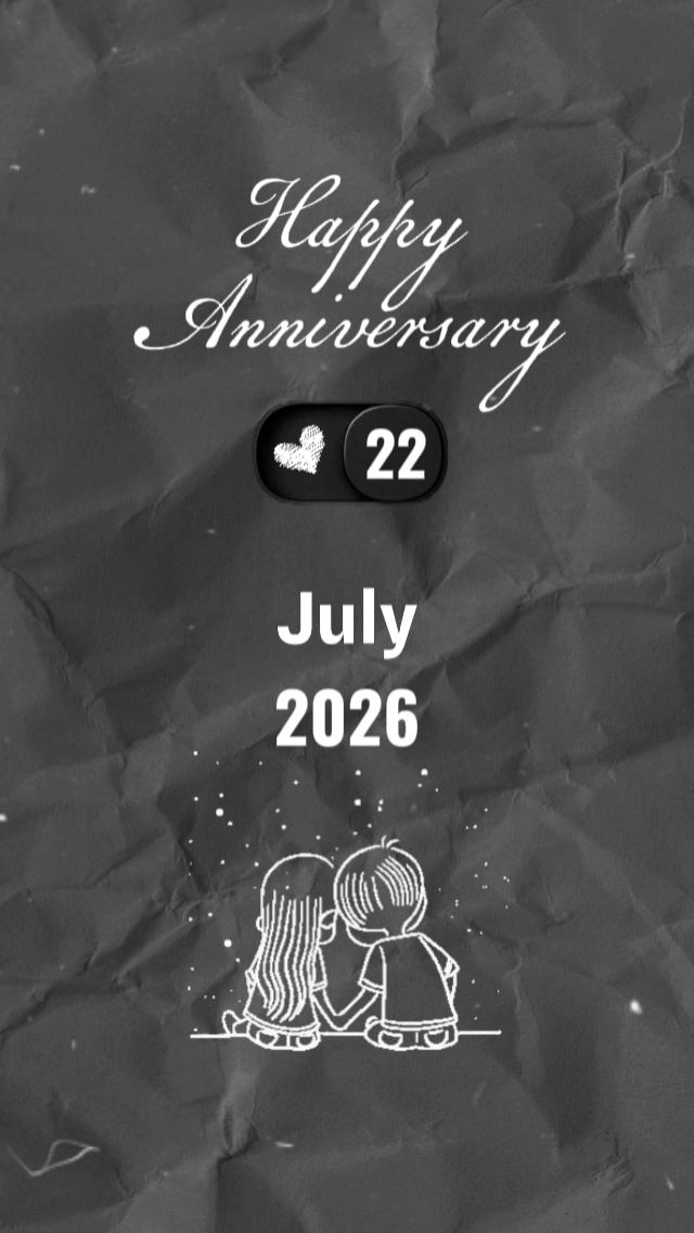 anniversary 22 july