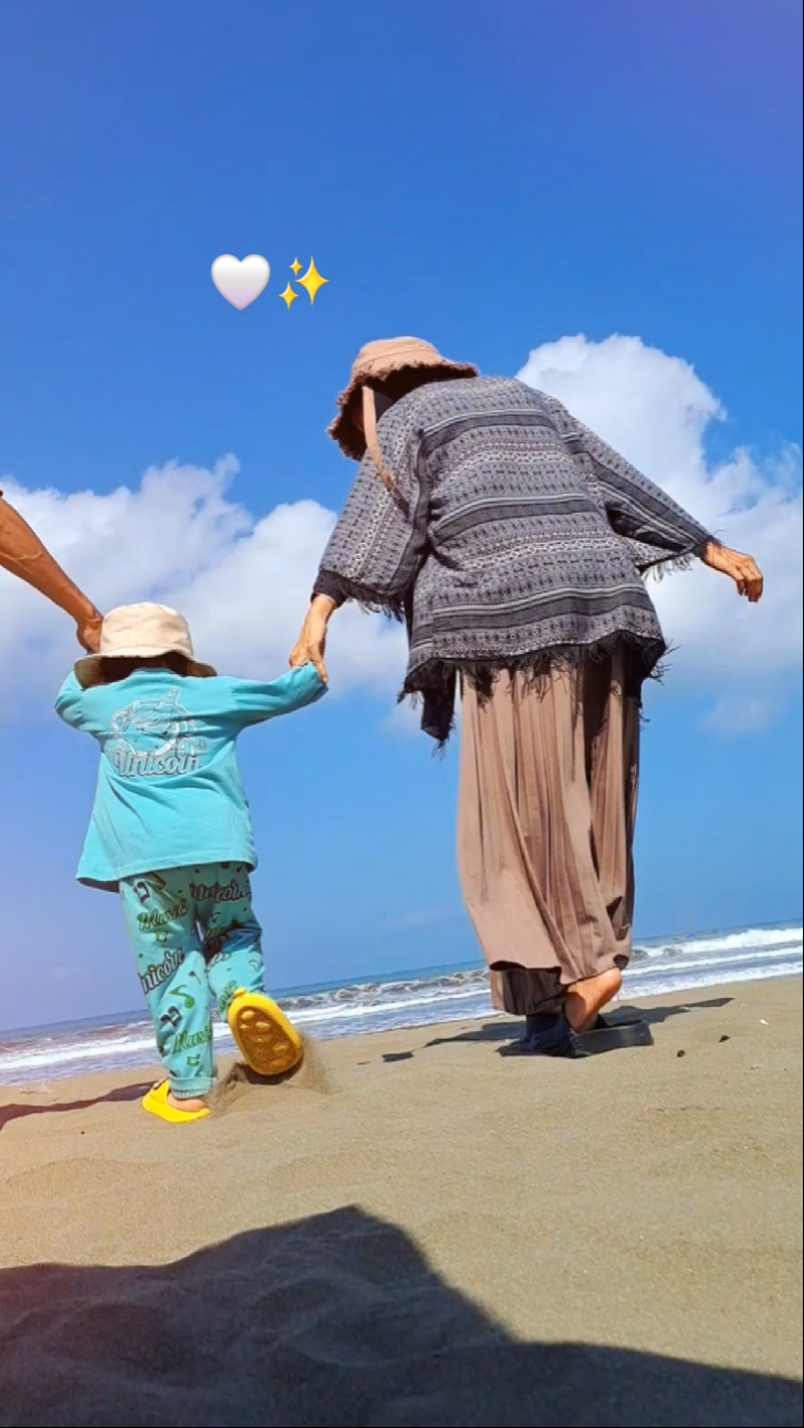plage de pantai, famille