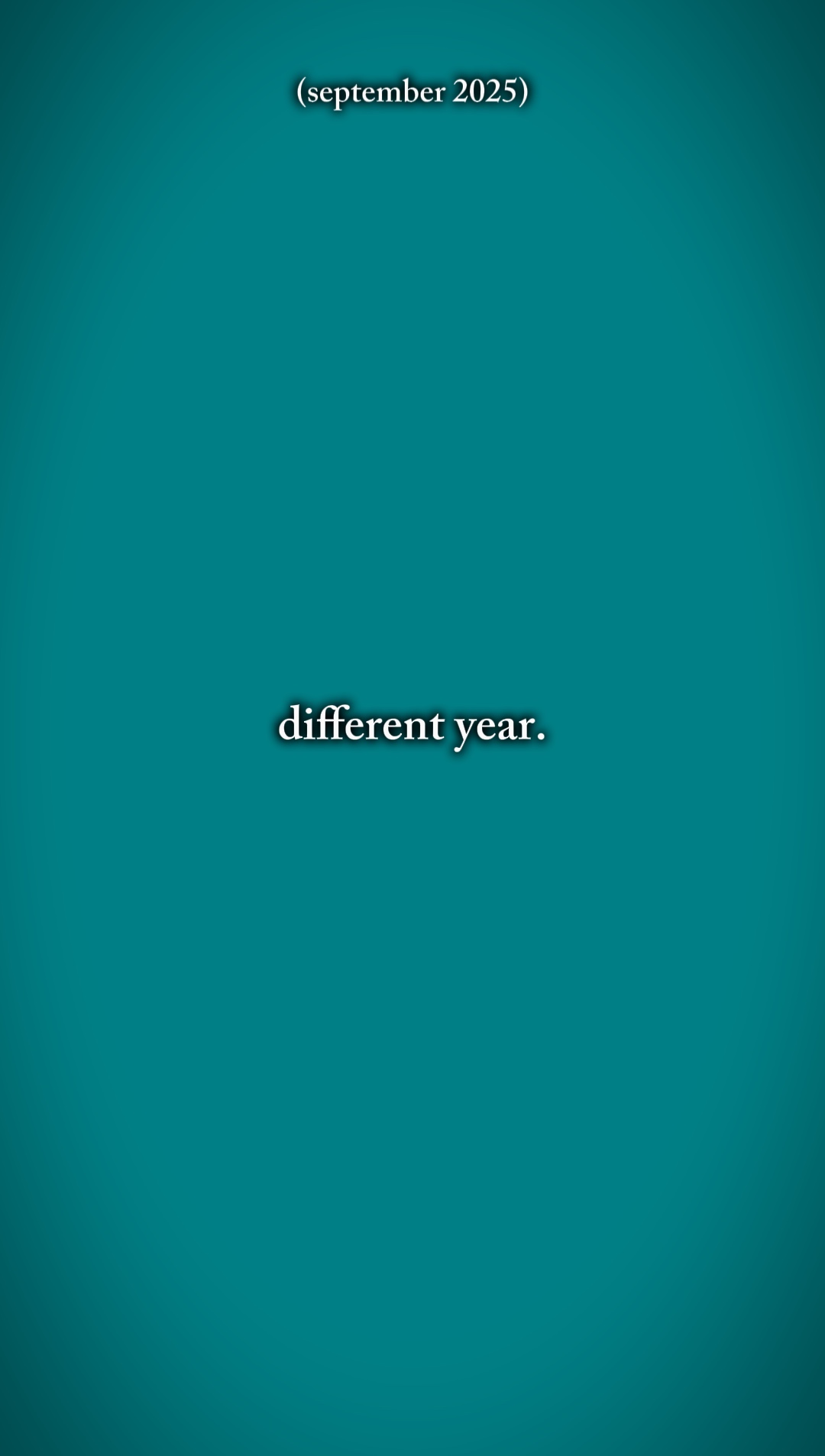 année différente