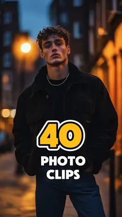 40 photo or clips