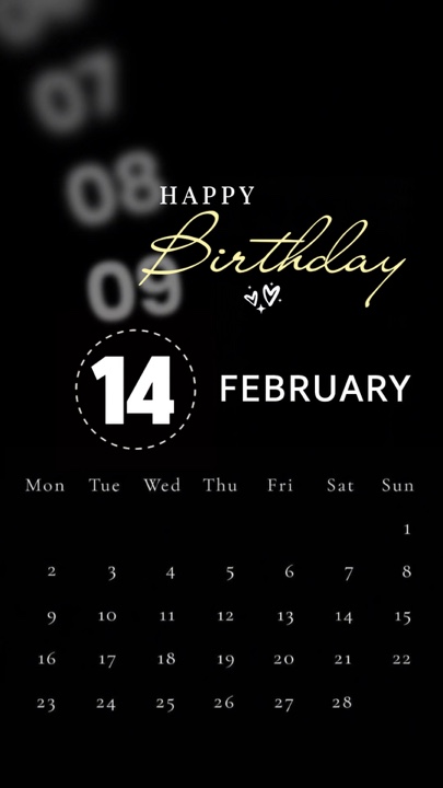 FELIZ CUMPLEAÑOS 14 DE FEBRERO DE 2026