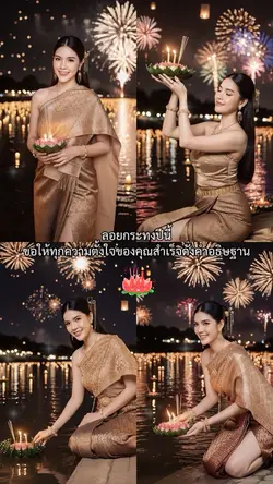 ลอยกระทงไทยๆ