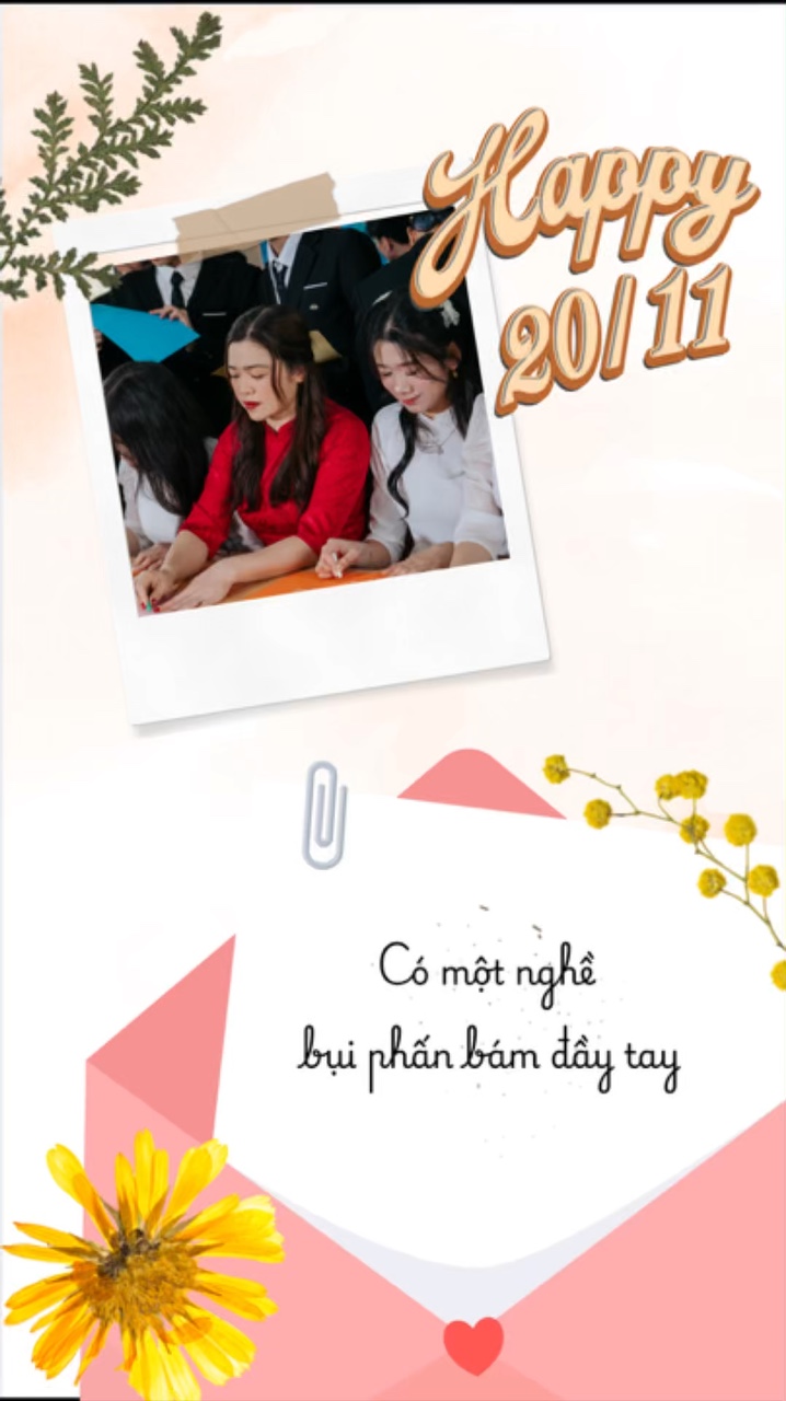 Chúc mừng 20/11 🌸