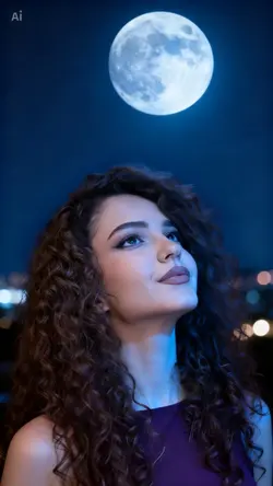 Side-face portrait