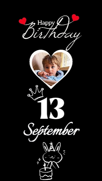birthday Son 13 sept