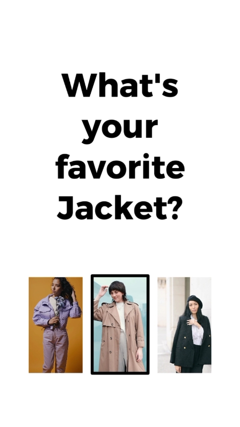 Création d'interface utilisateur d'affichage de vêtements de style TikTok C2B