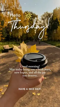 Hello Thursday 🌼