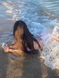 the waves is on fire