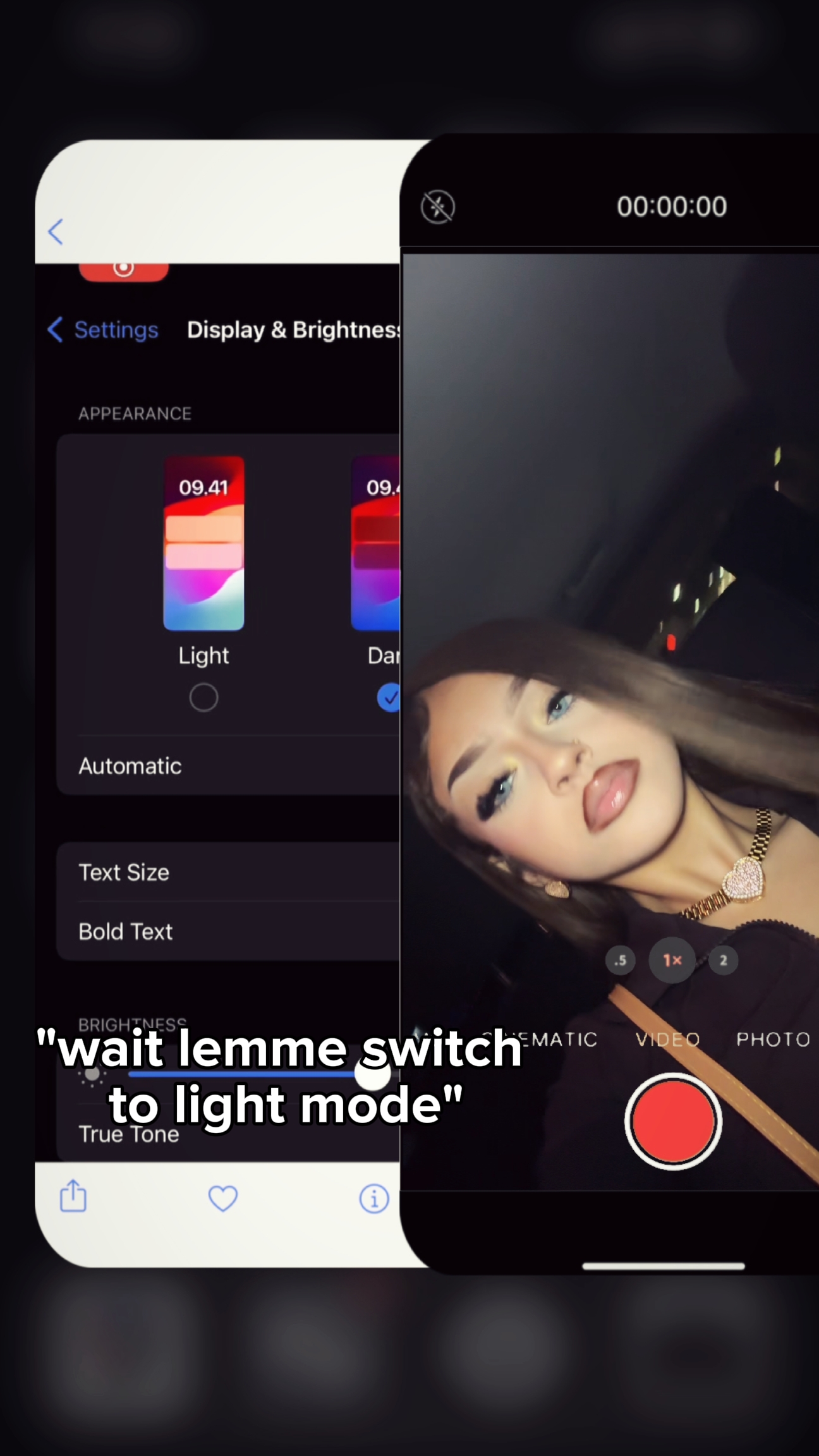 switch to light mode