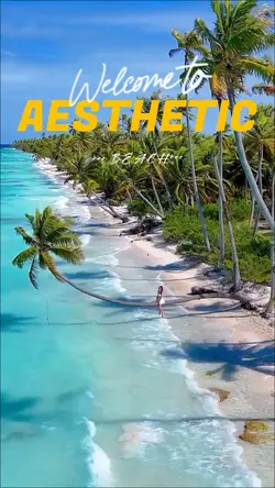 Aesthetic beach