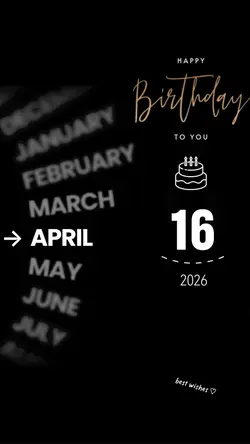 hbd 16 april 2026