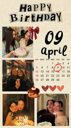 HBD 09 APRIL 