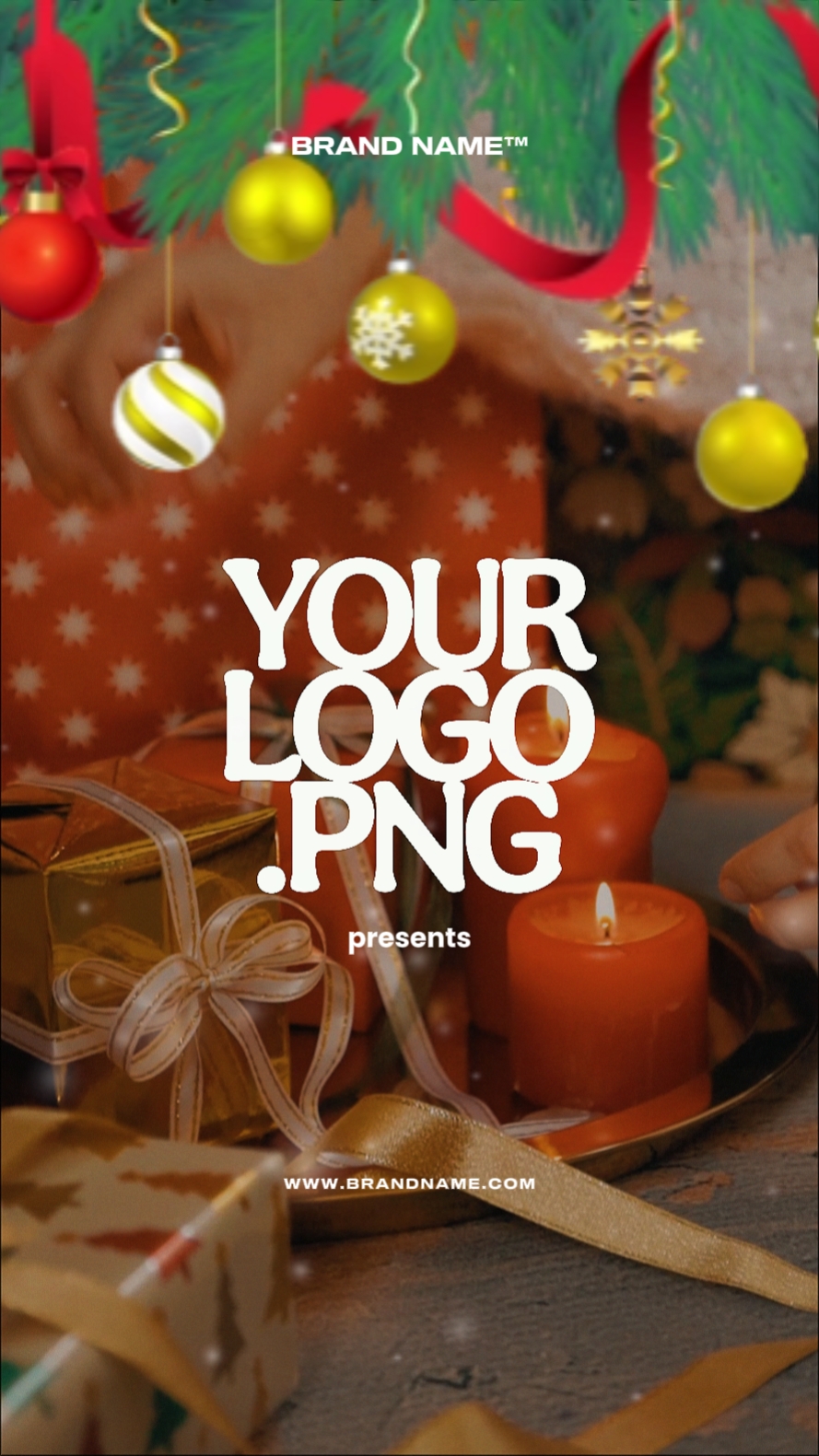 LOGOTIPO DE SALUDO DE NAVIDAD