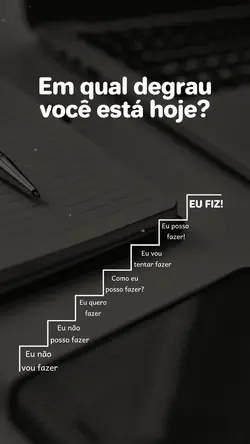 Eu fiz!