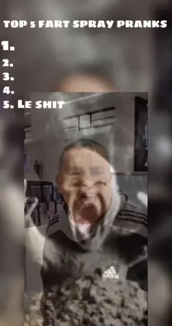 fart spray prank....