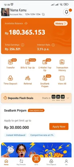Trend Saldo Rekening