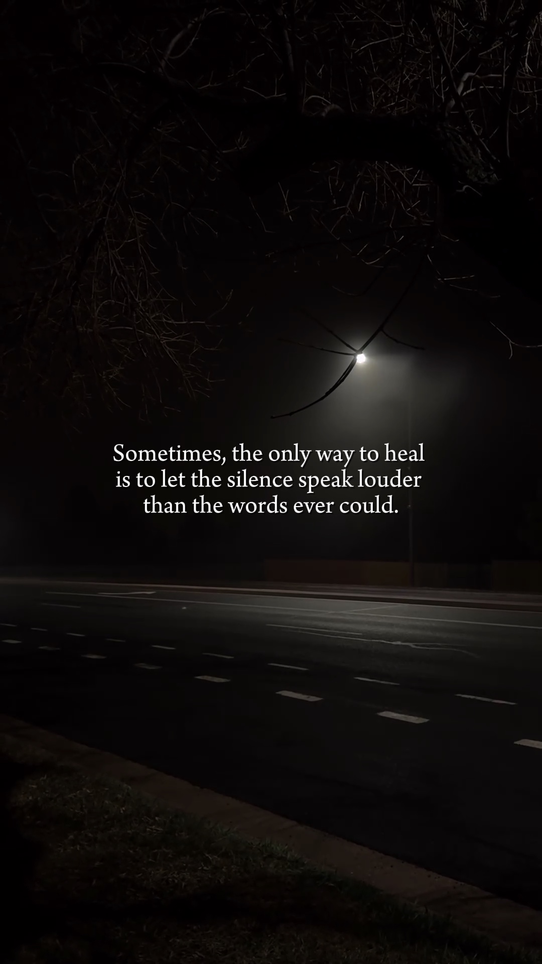 Silence in the night