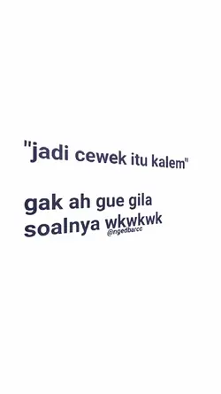 jadi cewek itu kalem
