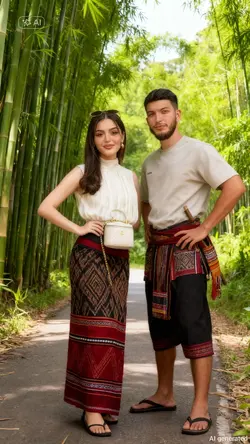 ai dayak couple