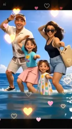 Family dancing