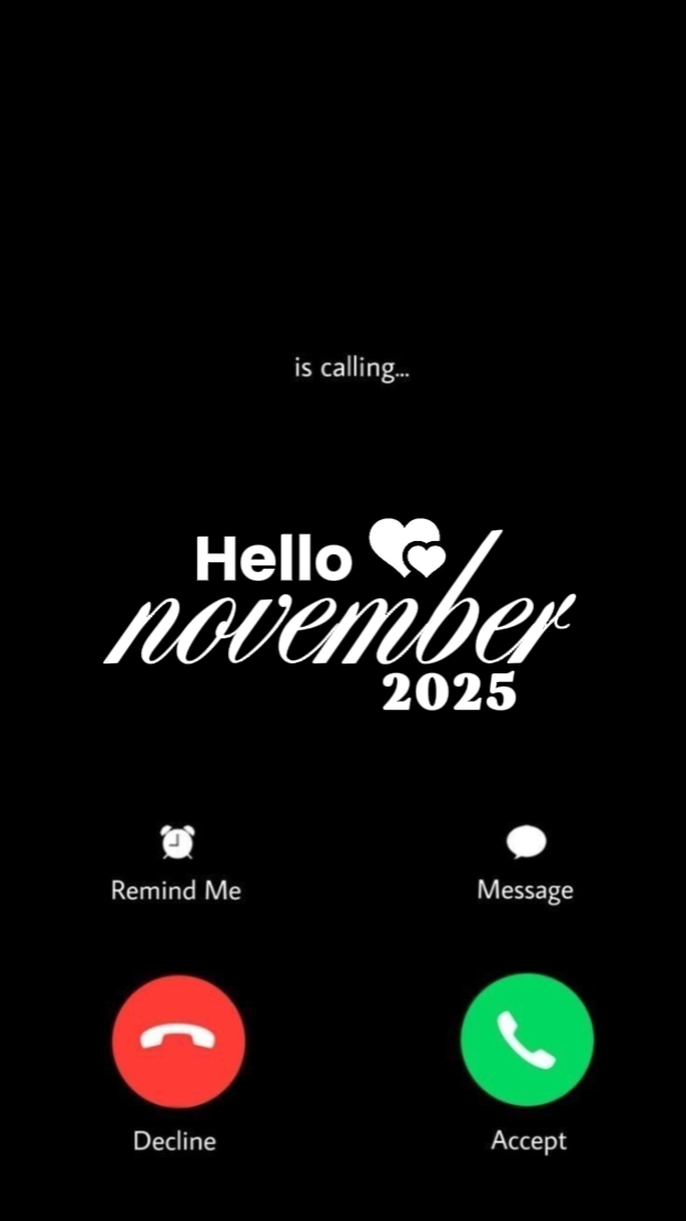 NOVEMBRO ESTÁ CHAMANDO