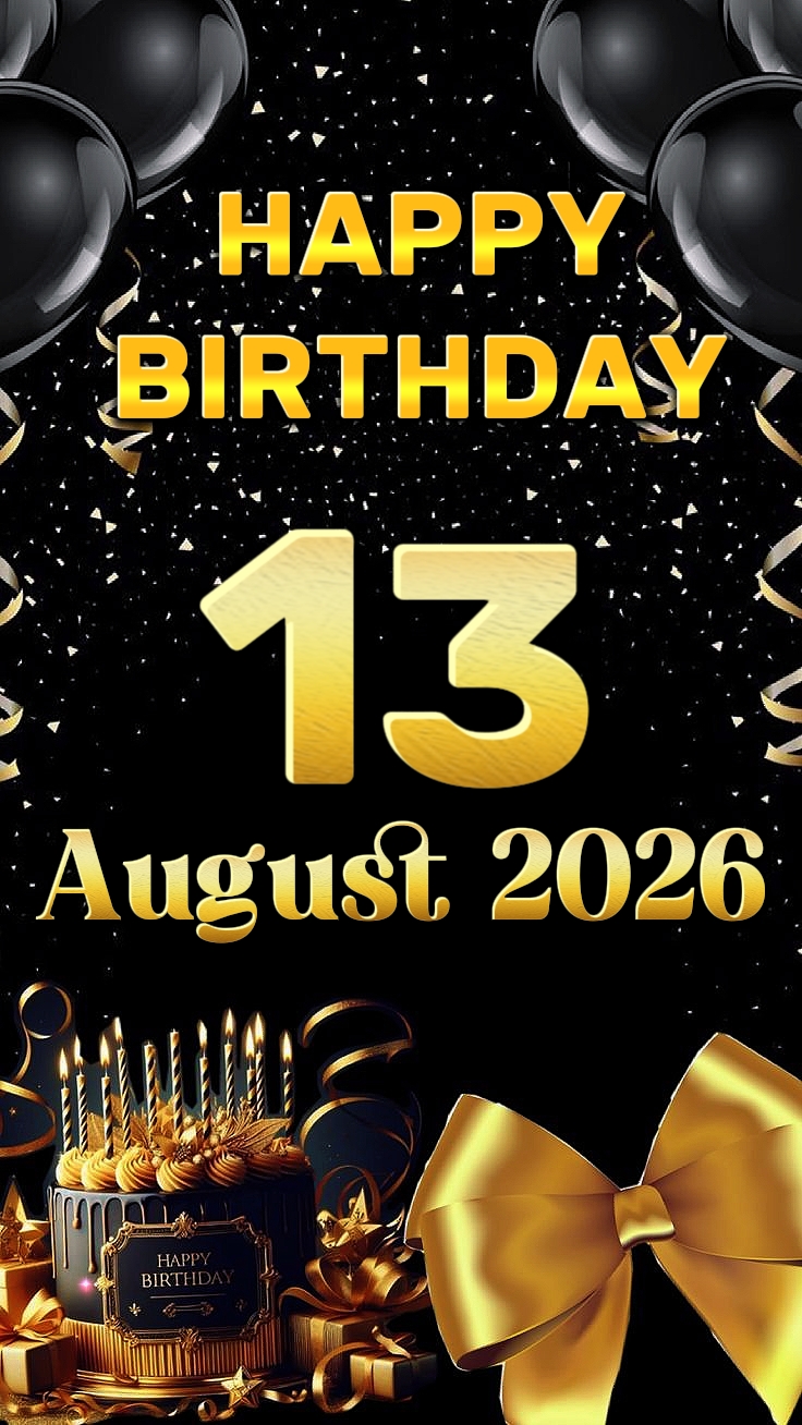 Ulang tahun 13 Agustus 