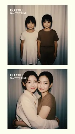 polaroid with bestie