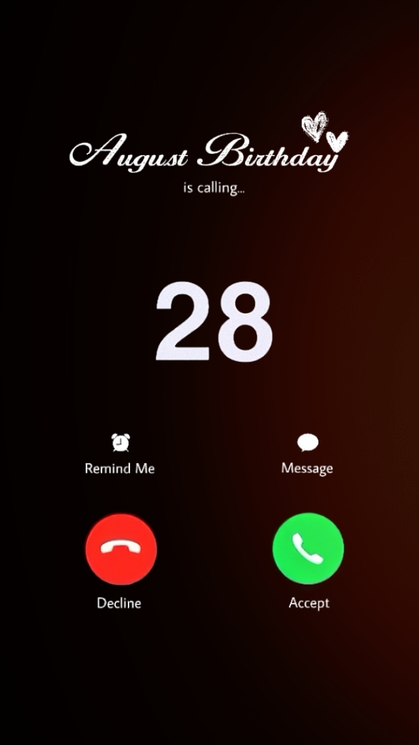Ulang Tahun 28 Agustus 