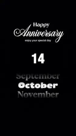 anniversary 14 oct