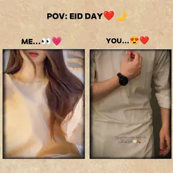 couple Eid template