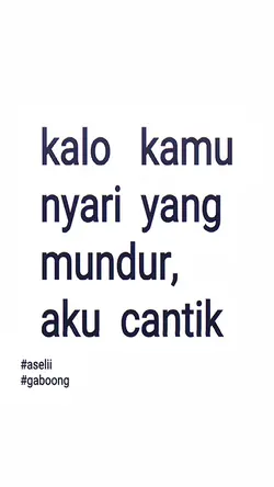 kalo kamu nyri yang