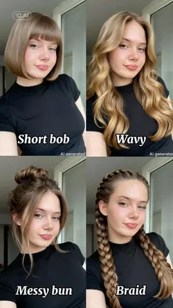 4 hairstyle effect