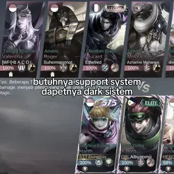 dark system mlbb