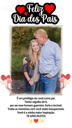 Feliz dia dos Pais 
