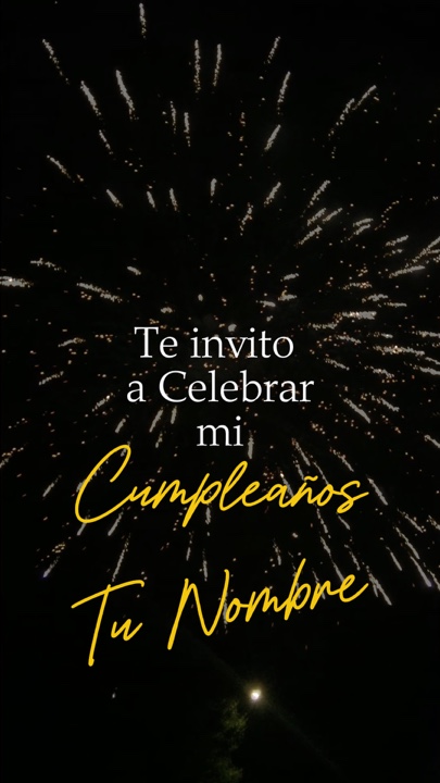 Invitación Cumpleaño