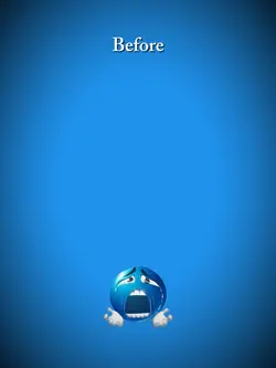 before after