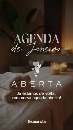 Agenda aberta 