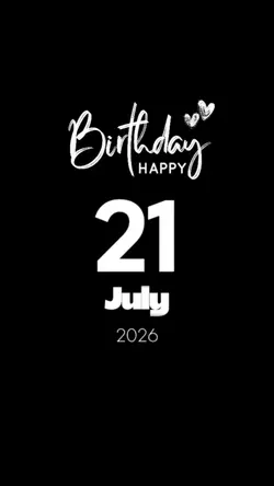 birthday 21 july