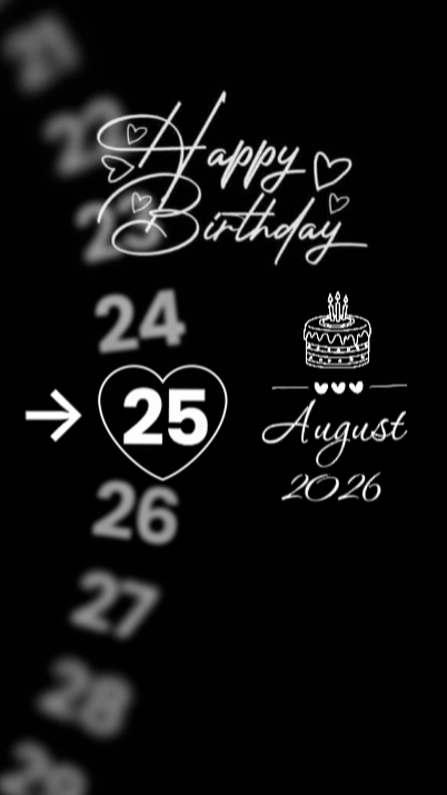 Birthday 25th