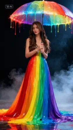 photoshoot rainbow 