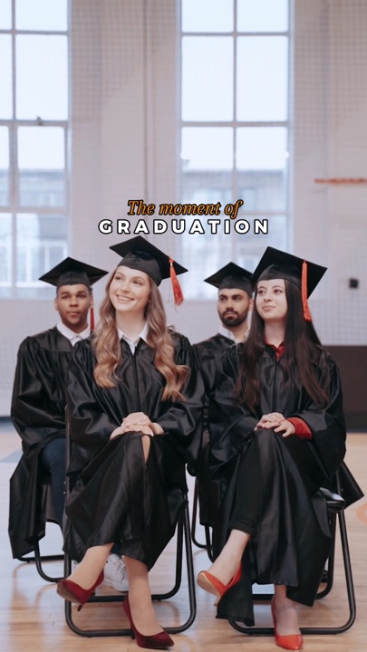 Moment der Graduierung