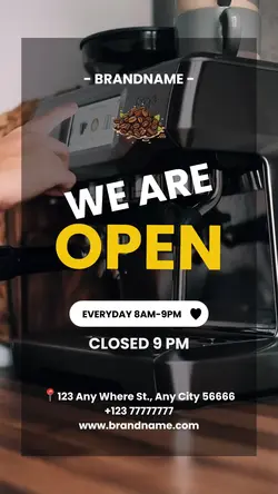 Opening Cafe