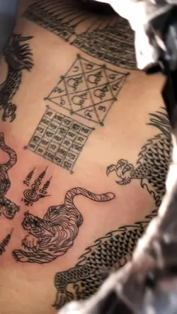 รอยสักยันต์ 1คลิป 🙏🏻❤️‍🔥