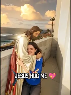 Jesus hug me 