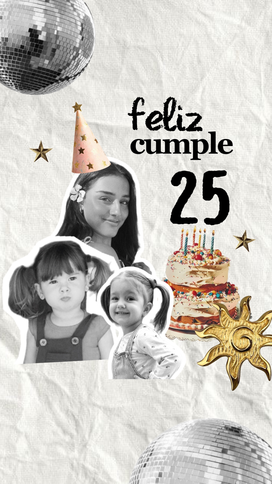 Feliz cumple collage